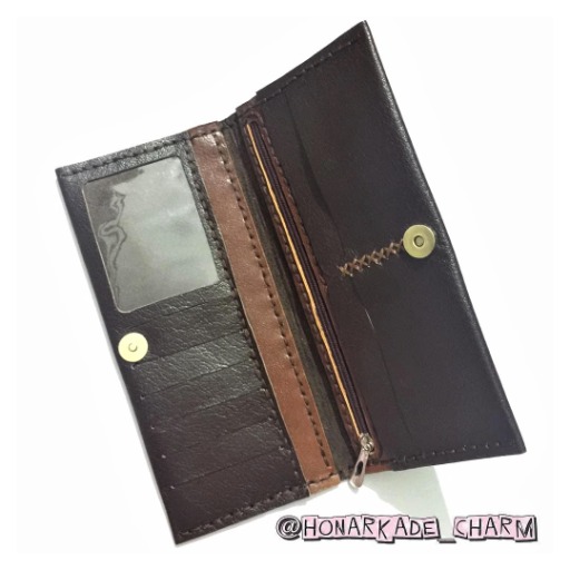 کیف پول چرم دستدوز|هنرکده چرم 